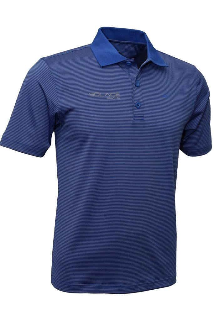 SŌLACE Boats Micro Striped Performance Polo - Mojo Sportswear Company