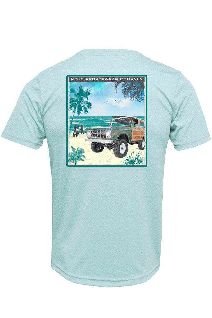 RBW Beach Bronco Short Sleeve T-Shirt - Mojo Sportswear Company